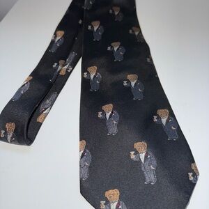 Ralph Lauren tuxedo martini teddy bear black tie